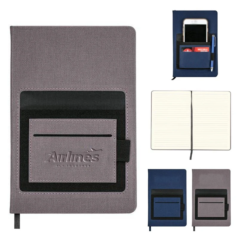 A5 Simple Business Office Notebook Creative Cover Pocket 1