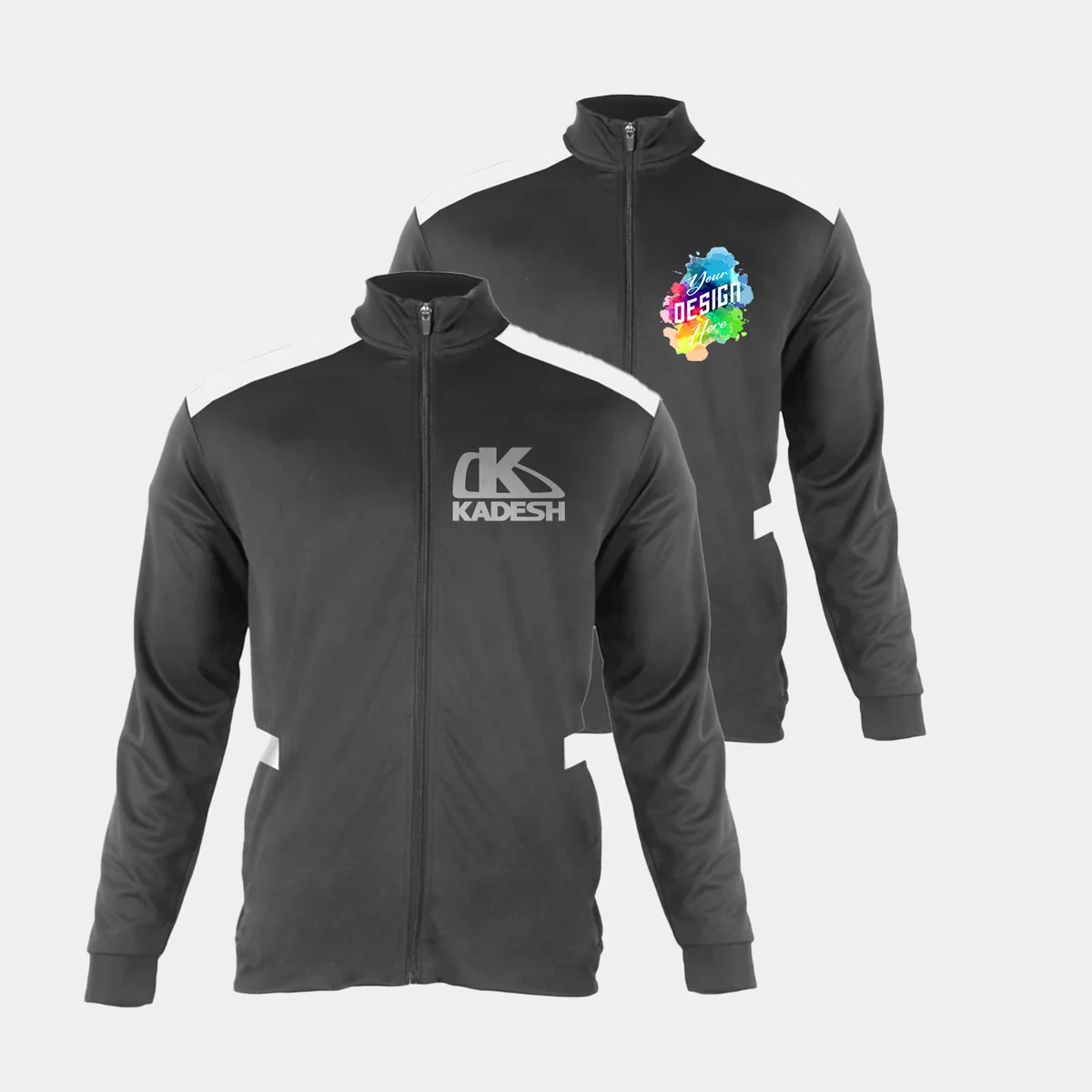 Men's Performance Piqué Full Zip Track Jacket 1