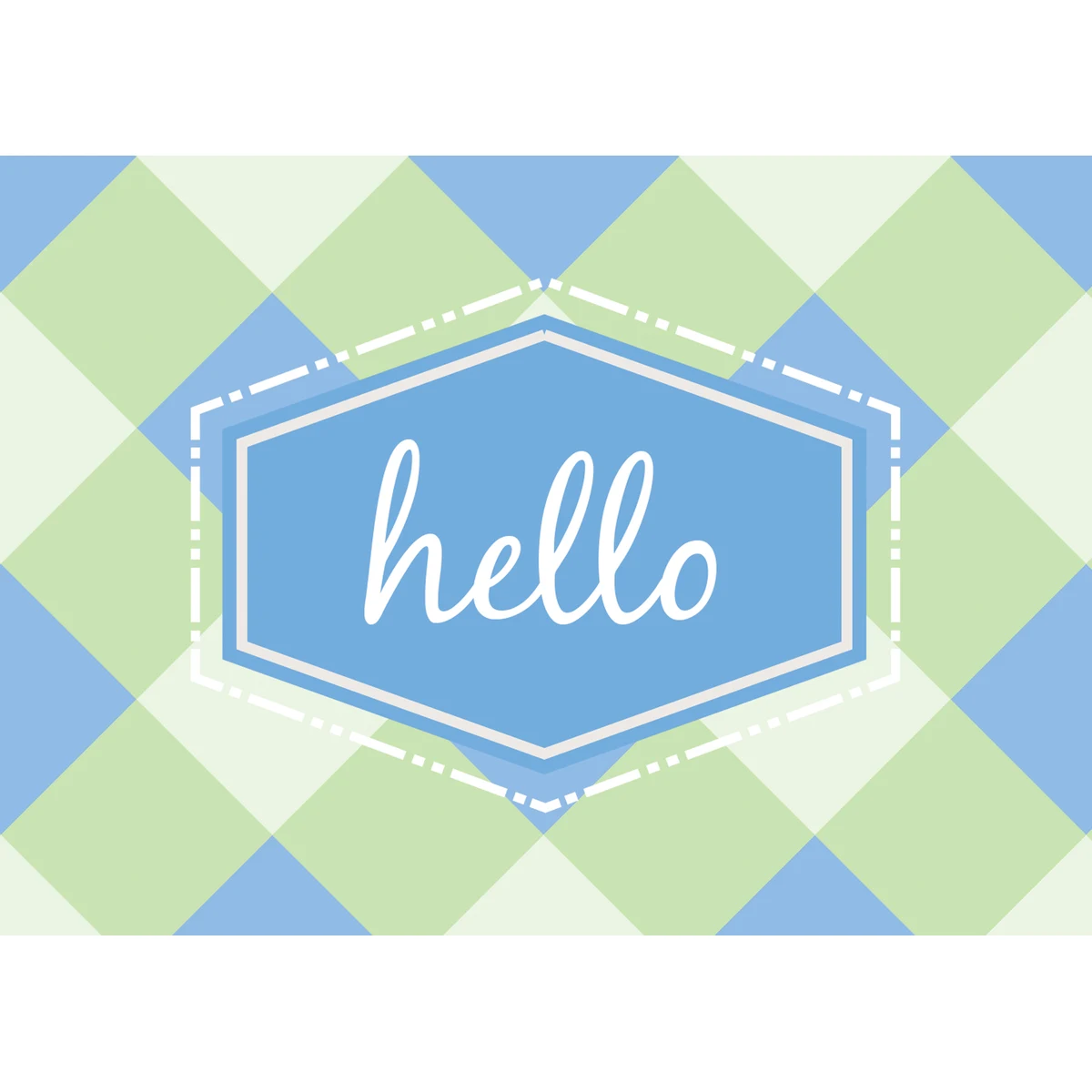 Hello - Just Because Card 1