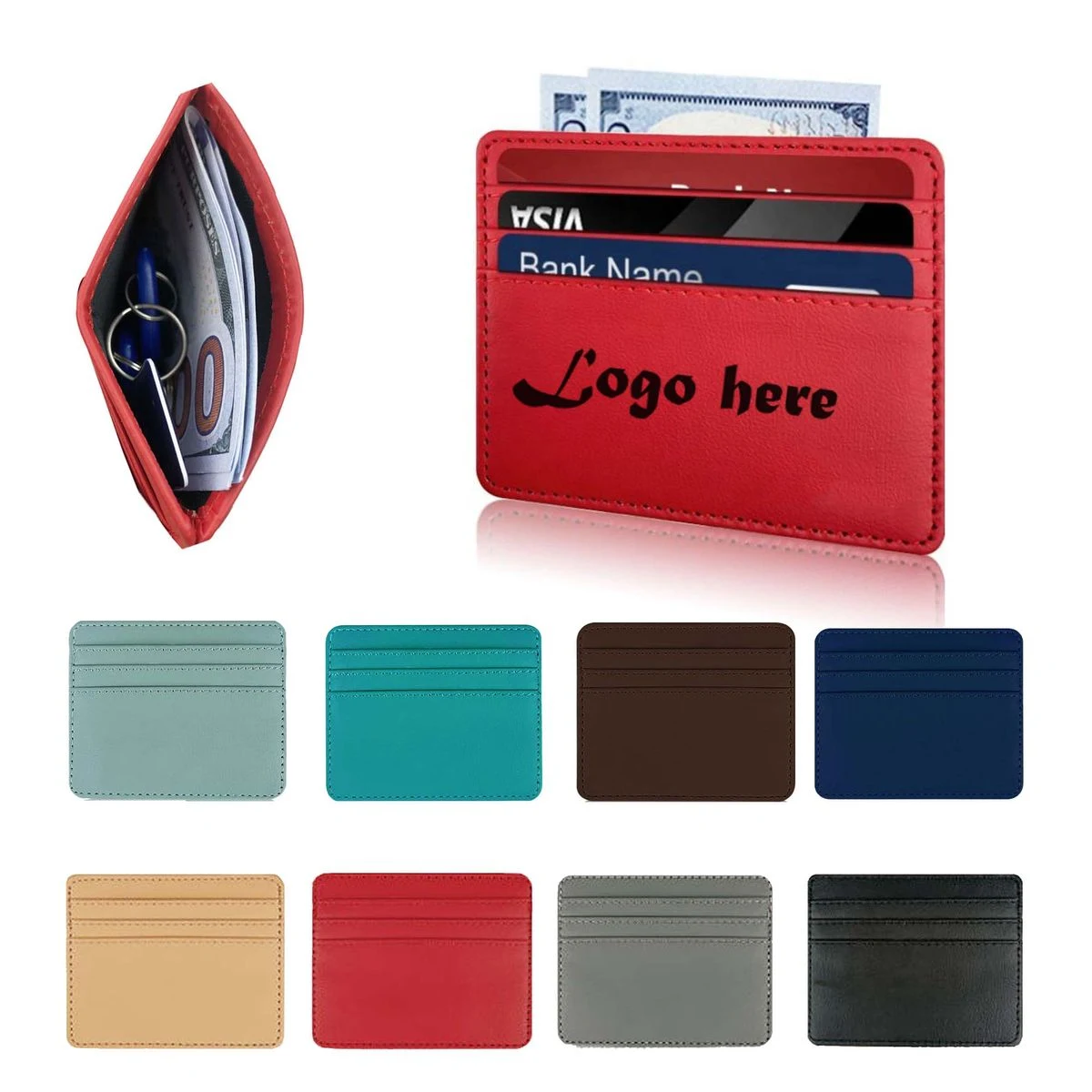 Synthetic Leather Card Case 1