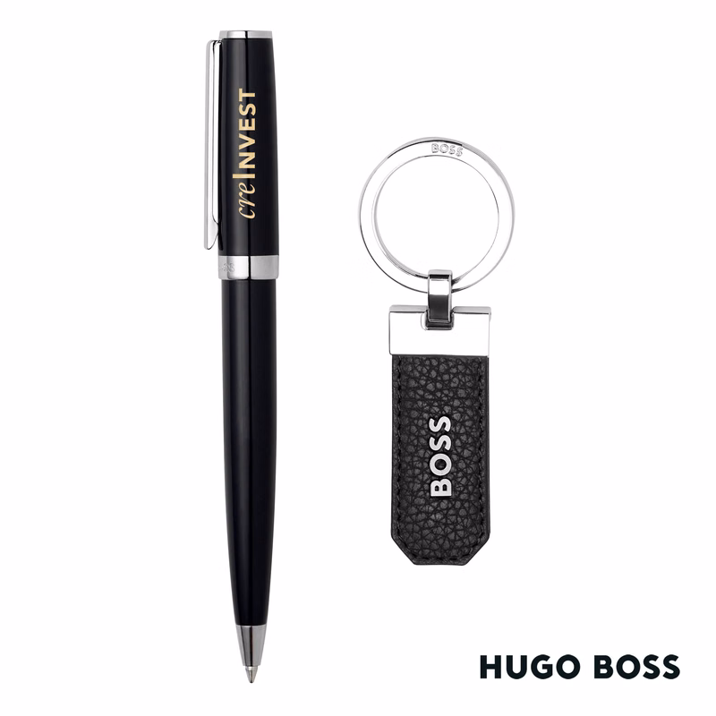 Hugo Boss® Ballpoint Pen & Key Ring set