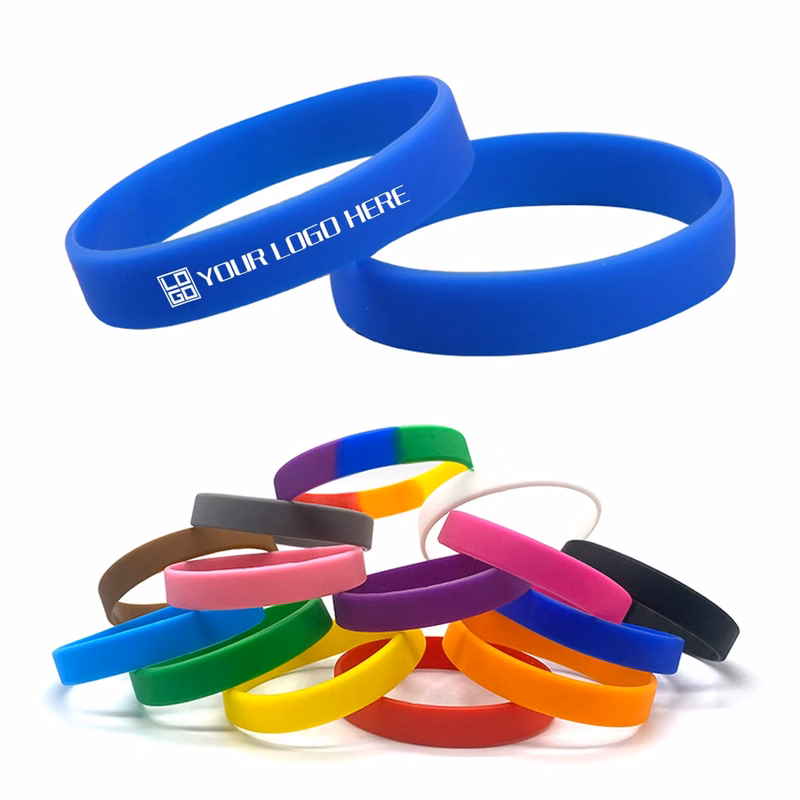 Custom Solid Color Silicone Wristband