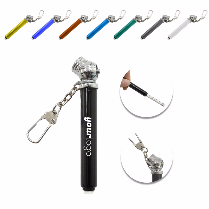 Portable Tire Inspection Gauge Key Ring Tool