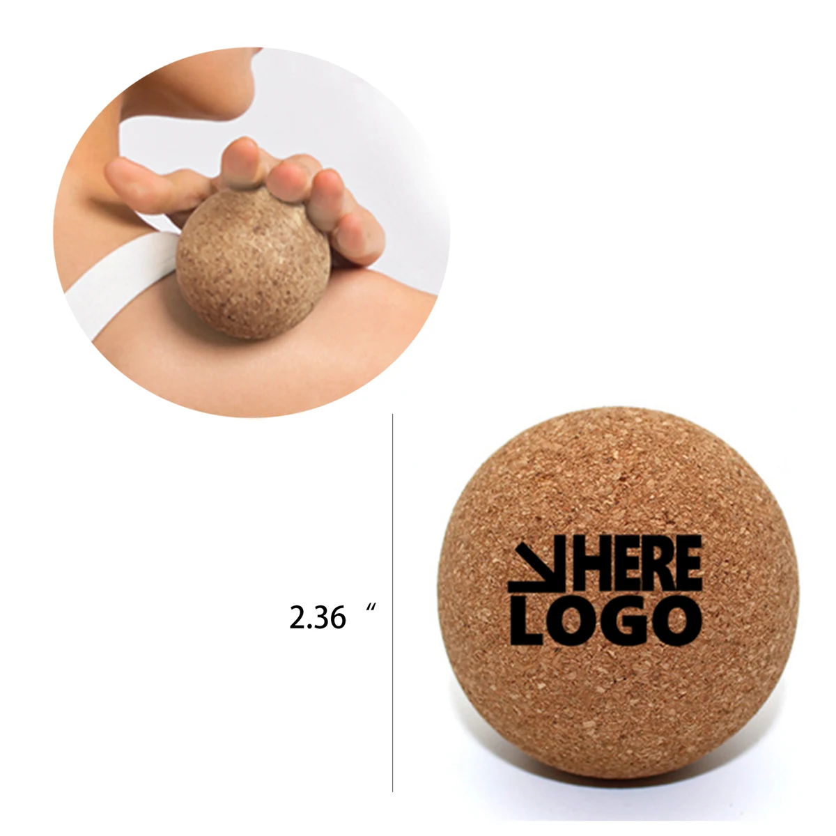 Massage Ball Made Of Cork 1