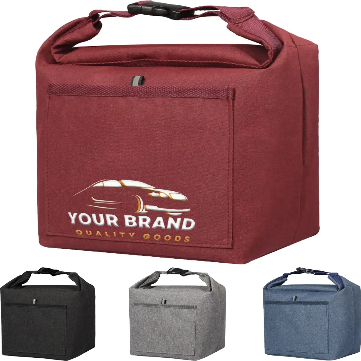 Insulated Large Capacity Wide Opening Cooler Lunch Bags 1