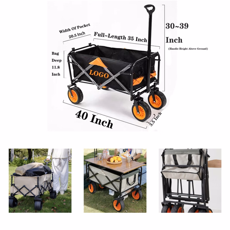 Durable Outdoor Camping Collapsible Trolleys