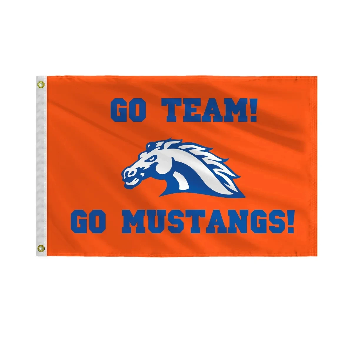 Mustang Head Mascot Flags 1