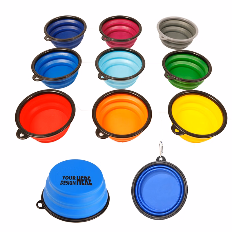 Folding Plastic Dog Bowl