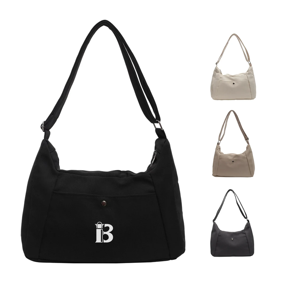 Canvas Hobo Crossbody Shoulder Tote Bag 1