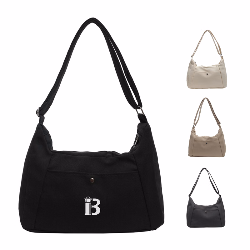 Canvas Hobo Crossbody Shoulder Tote Bag