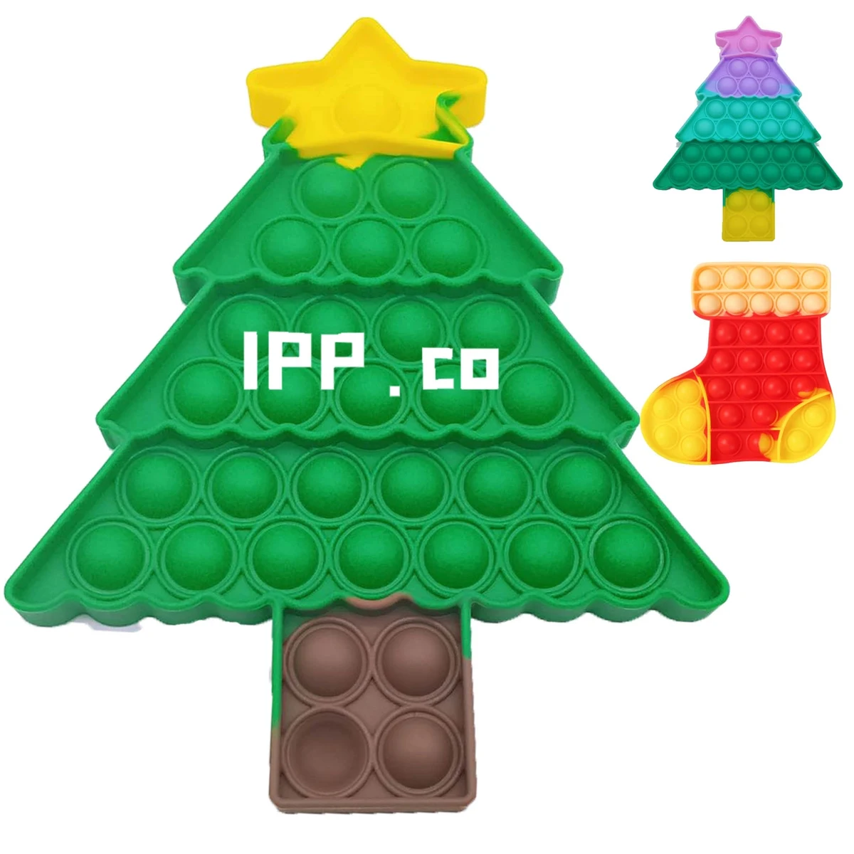 Big Christmas Pop Push Bubble Fidget Sensory Toy 1