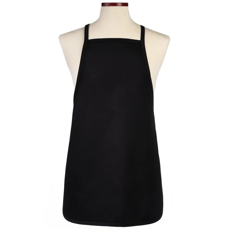 Black Adjustable Bib Apron 1