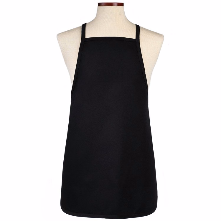 Black Adjustable Bib Apron