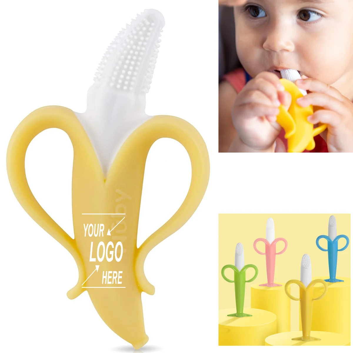 Banana Teething Toy for Kids and Pets 1