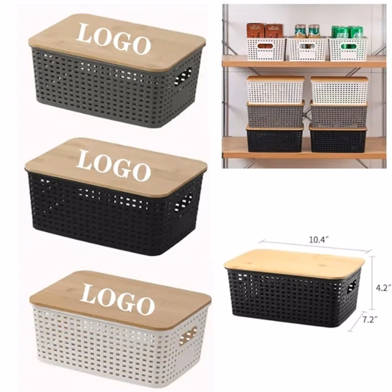 Storage box with lid