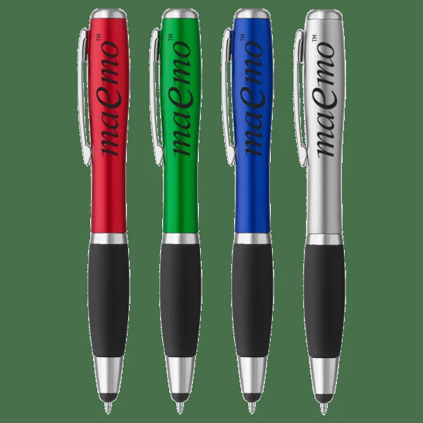 Curvaceous Stylus Ballpoint With Light 1