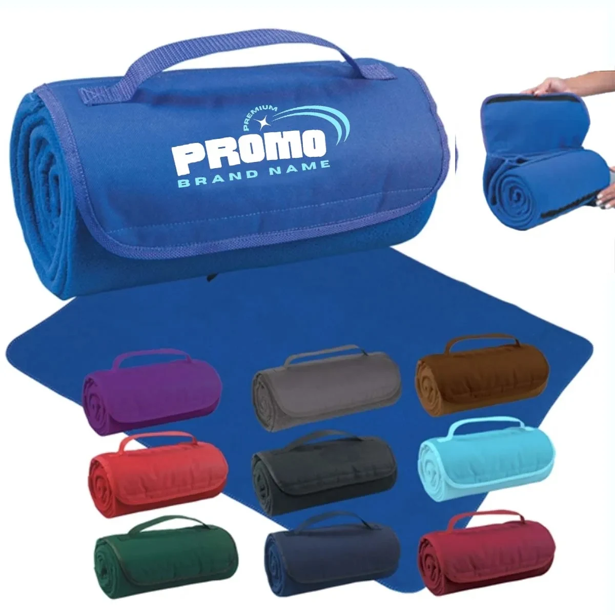 Roll Up Stadium Blanket with Handle 1