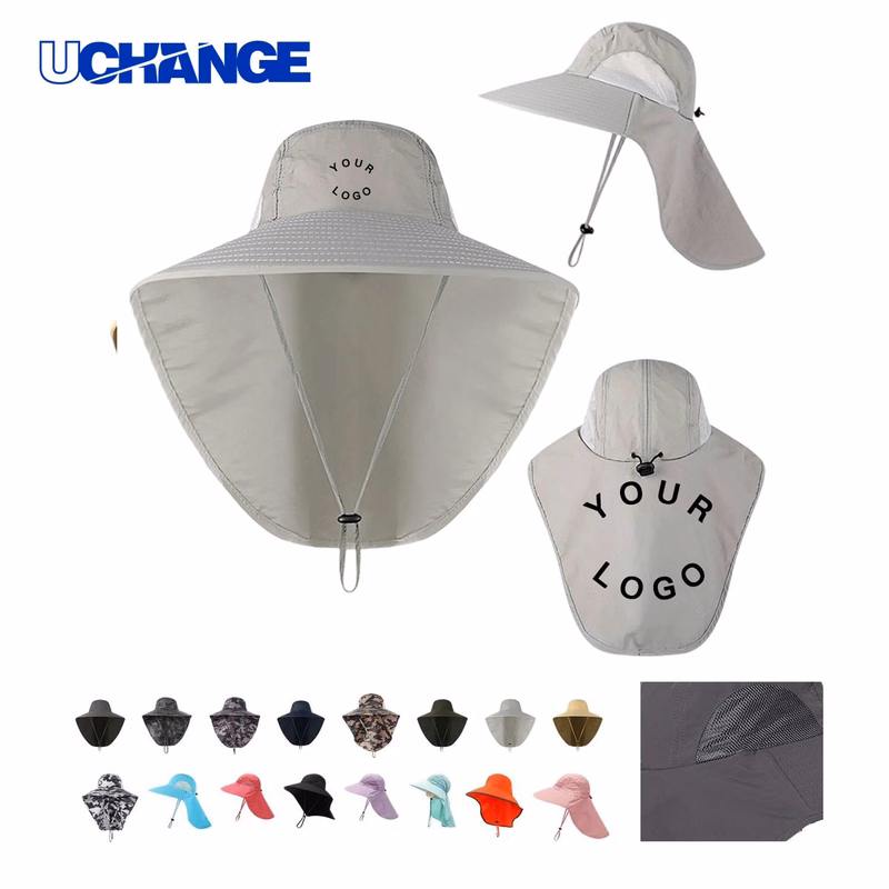 UPF 50+ Hiking Hat Headwear with Adjustable Drawstring for Outdoor Use