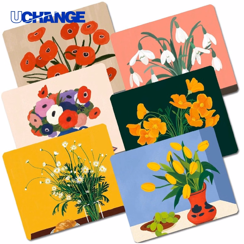 Full Color Rectangle Mouse Pad Mat for Desks