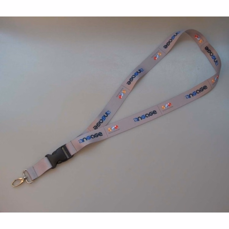 Gray Color Acrylic Material Breakaway Lanyard