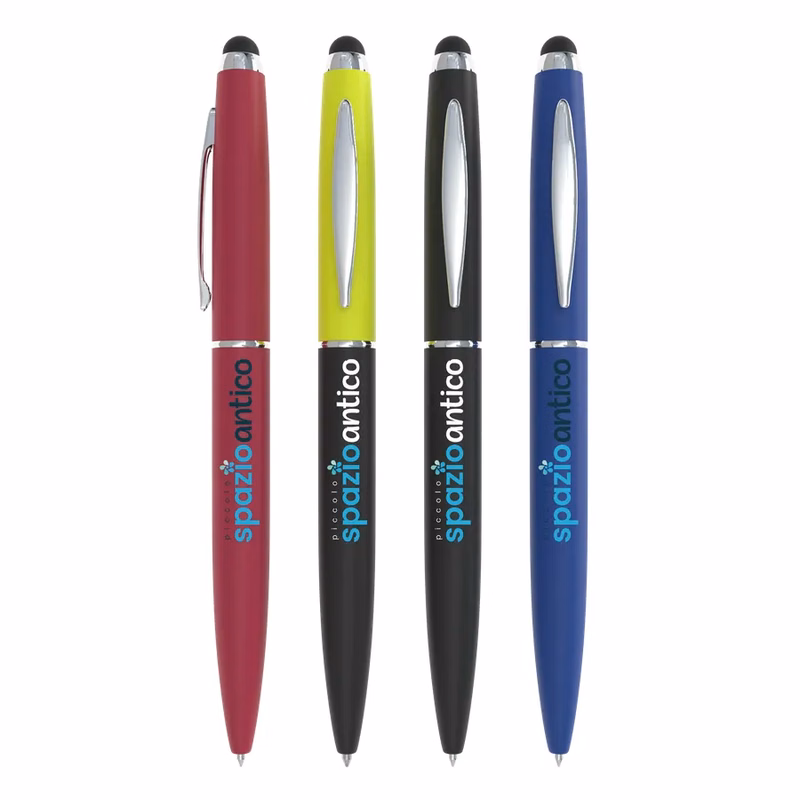 Rubber Coated Ballpoint Pen