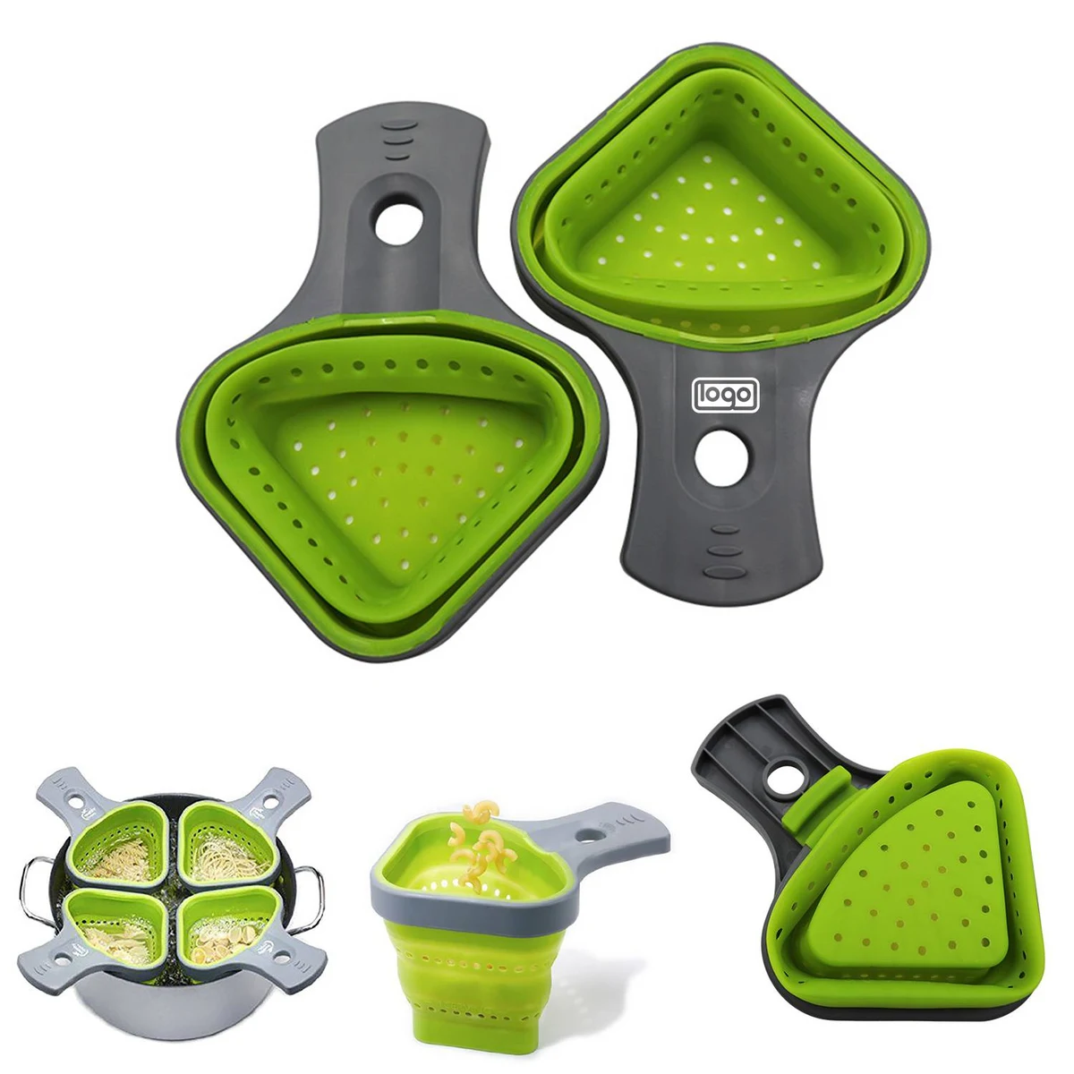 Silicone Collapsible Colander 1
