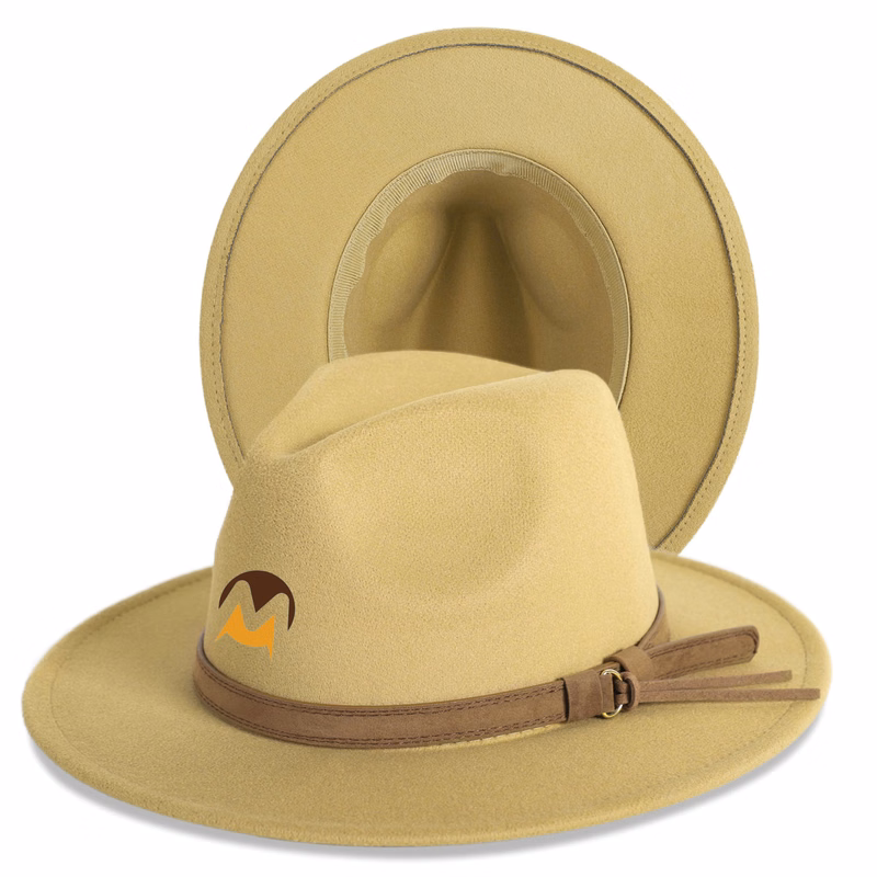 Fedora Hat w/Wide Belt Band