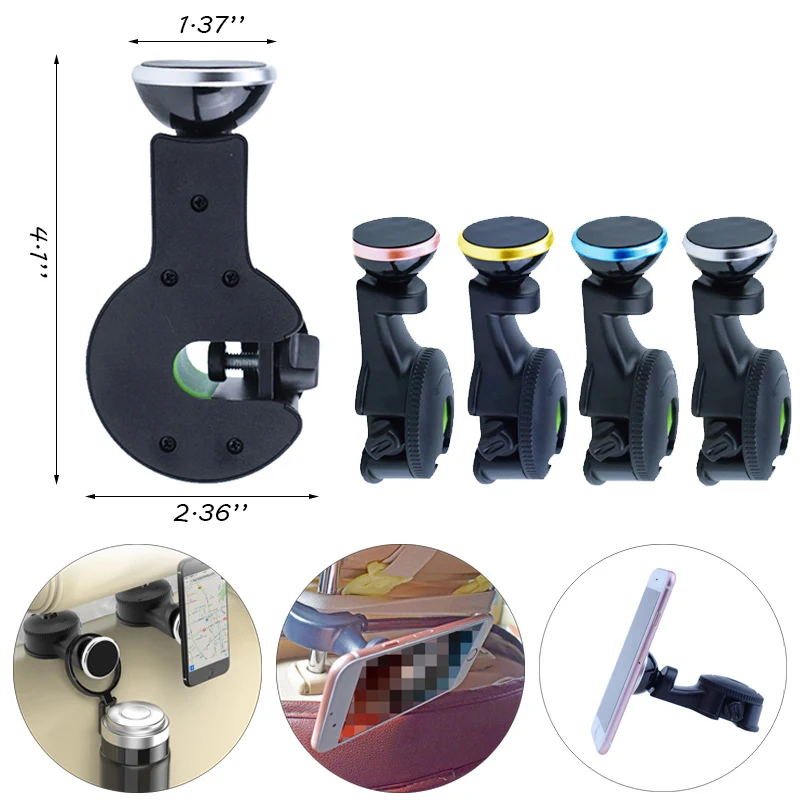 Car Hanging Hook With Magnetic Phone Holder 1