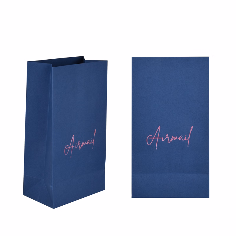 Navy Kraft Bag
