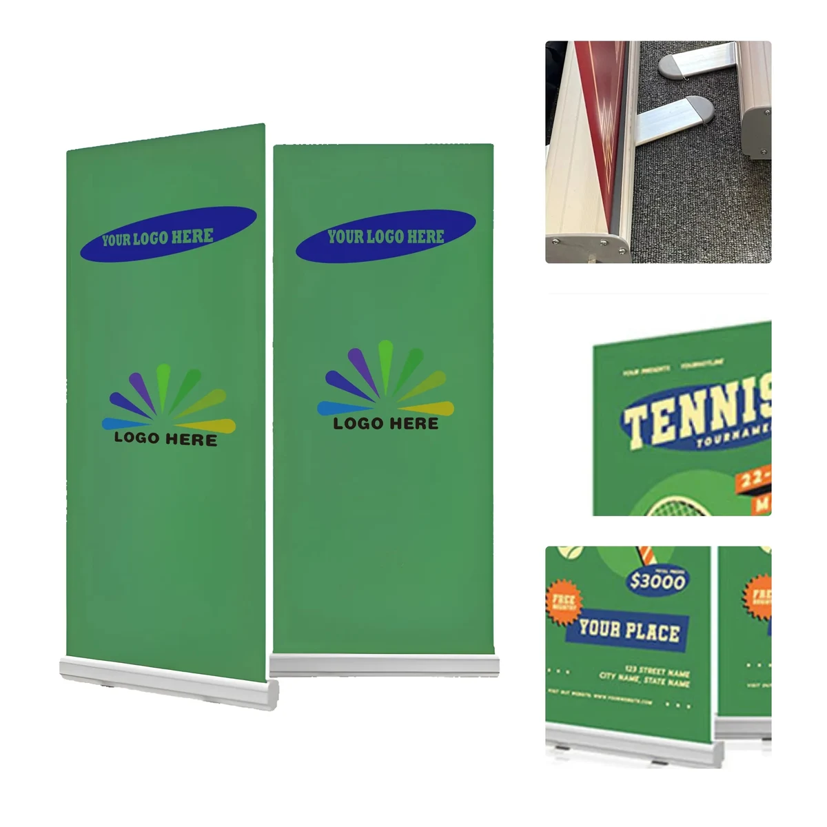 Aluminum Roll Up Banner Stand 1