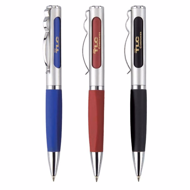 Dual II Logo Twist Ballpoint Brass Pen