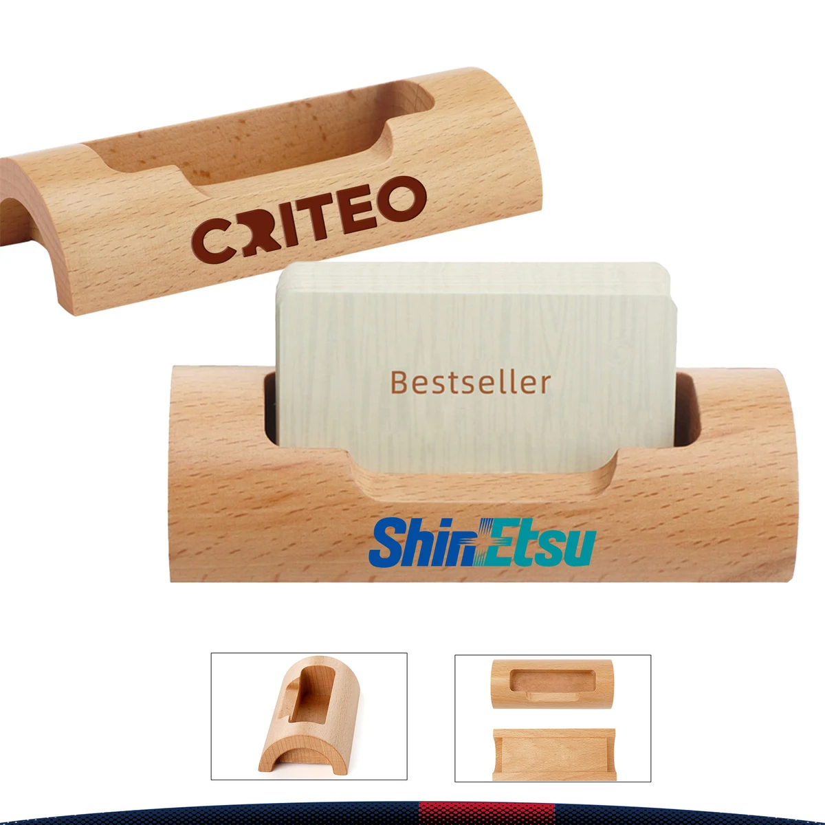Semicircular Business Card Holder 1