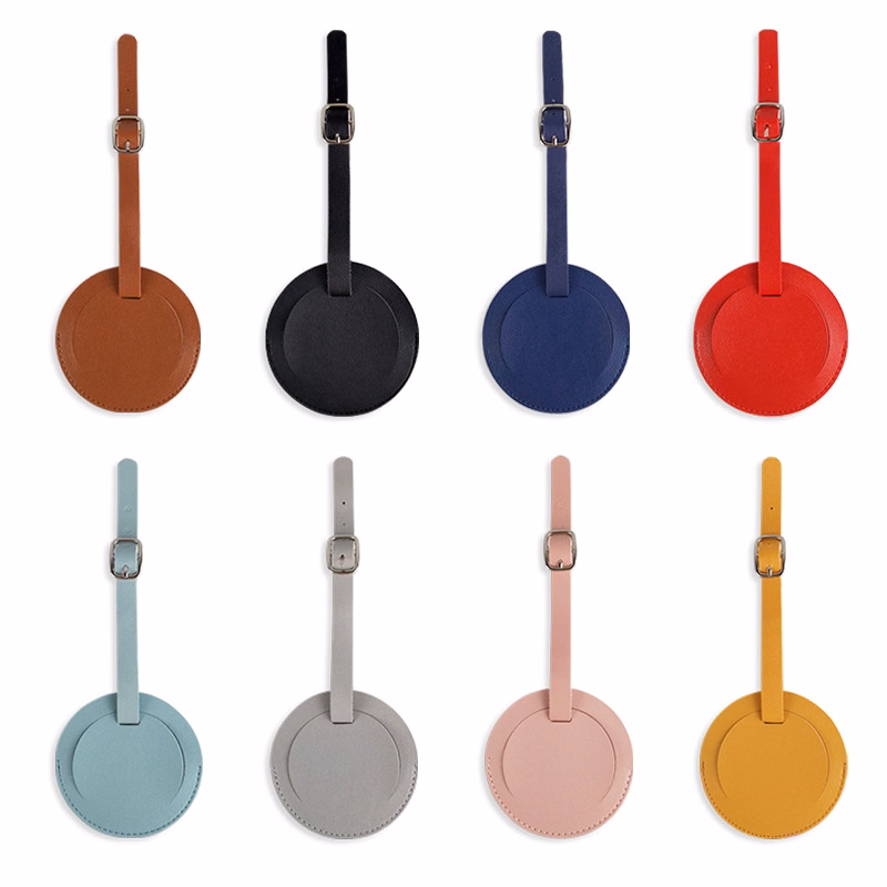 Round Luggage tags