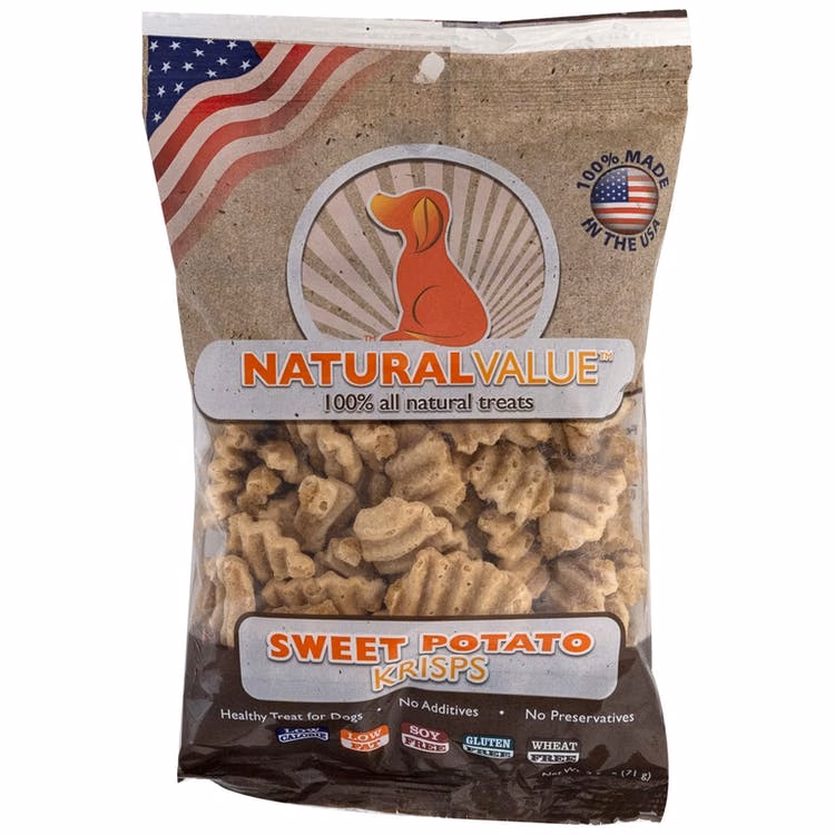 Dog Sweet Potato Krisps - 2.5 oz Low Fat