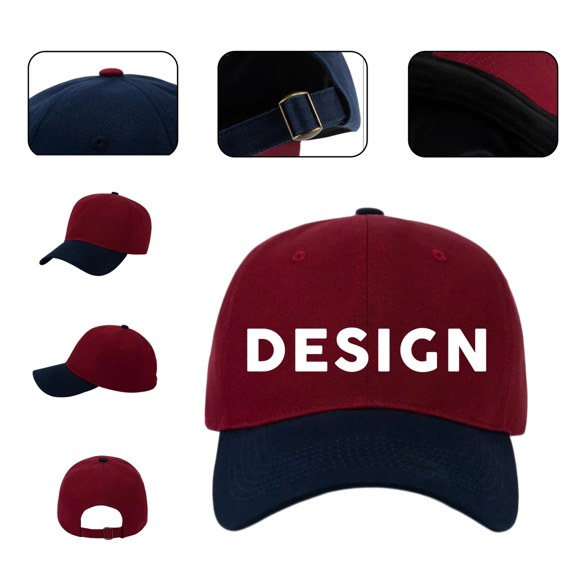 Curved Visor Baseball Hat 1