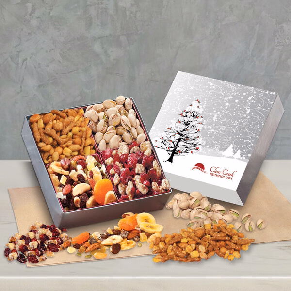Gift Box with Gourmet Treats with Cardinals Sleeve