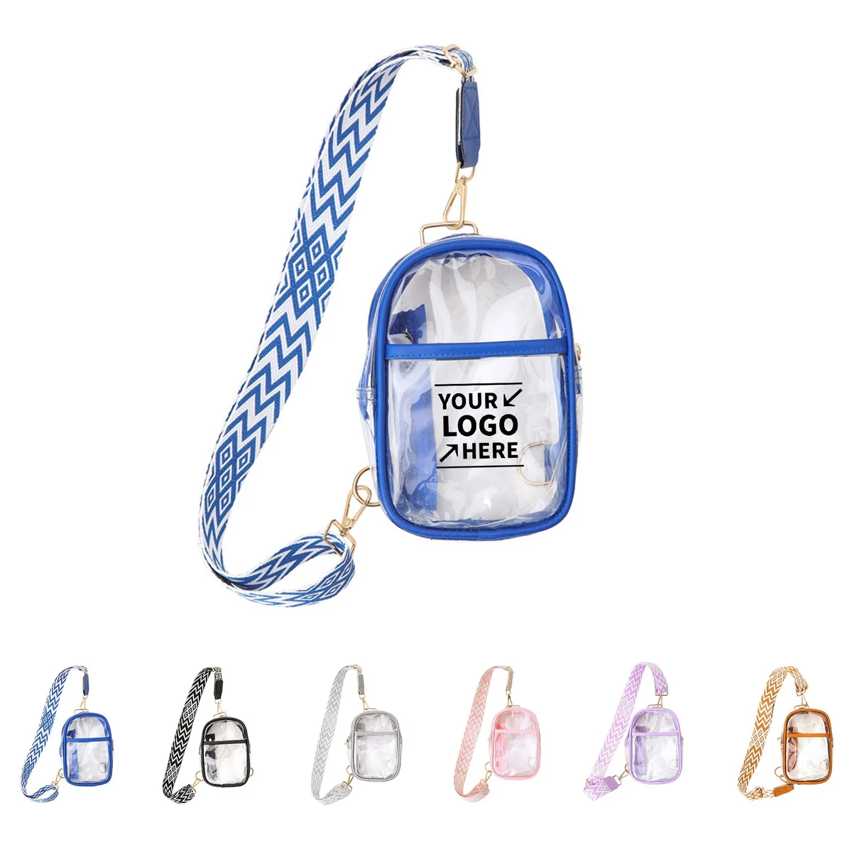 PVC Clear Sling Chest Bag 1