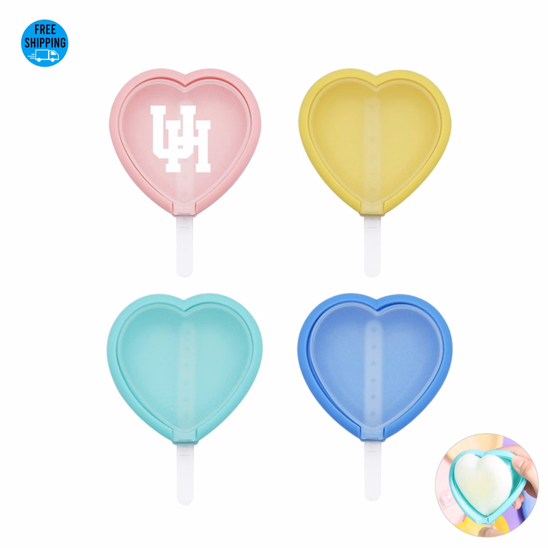 Silicone Heart Shape Popsicle Mold