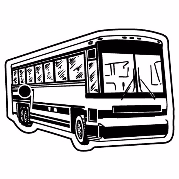 Tour Bus 7 Key Tag (Spot Color)