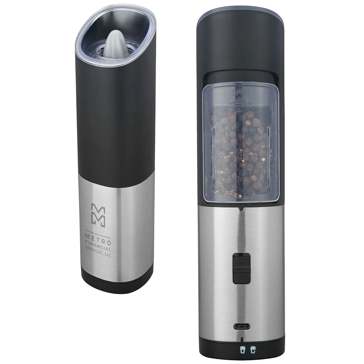 Rechargeable Salt or Pepper Spice Grinder 1