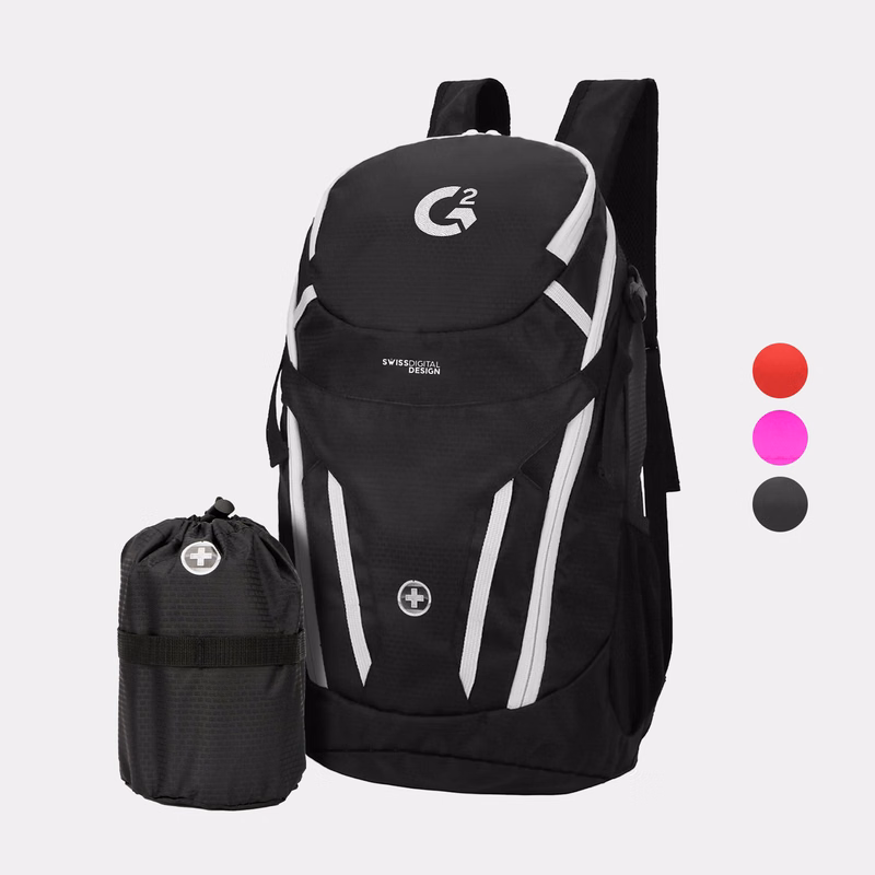 SwissDigital® Kangaroo Ultra Lightweight Water-Repellent Large Backpack