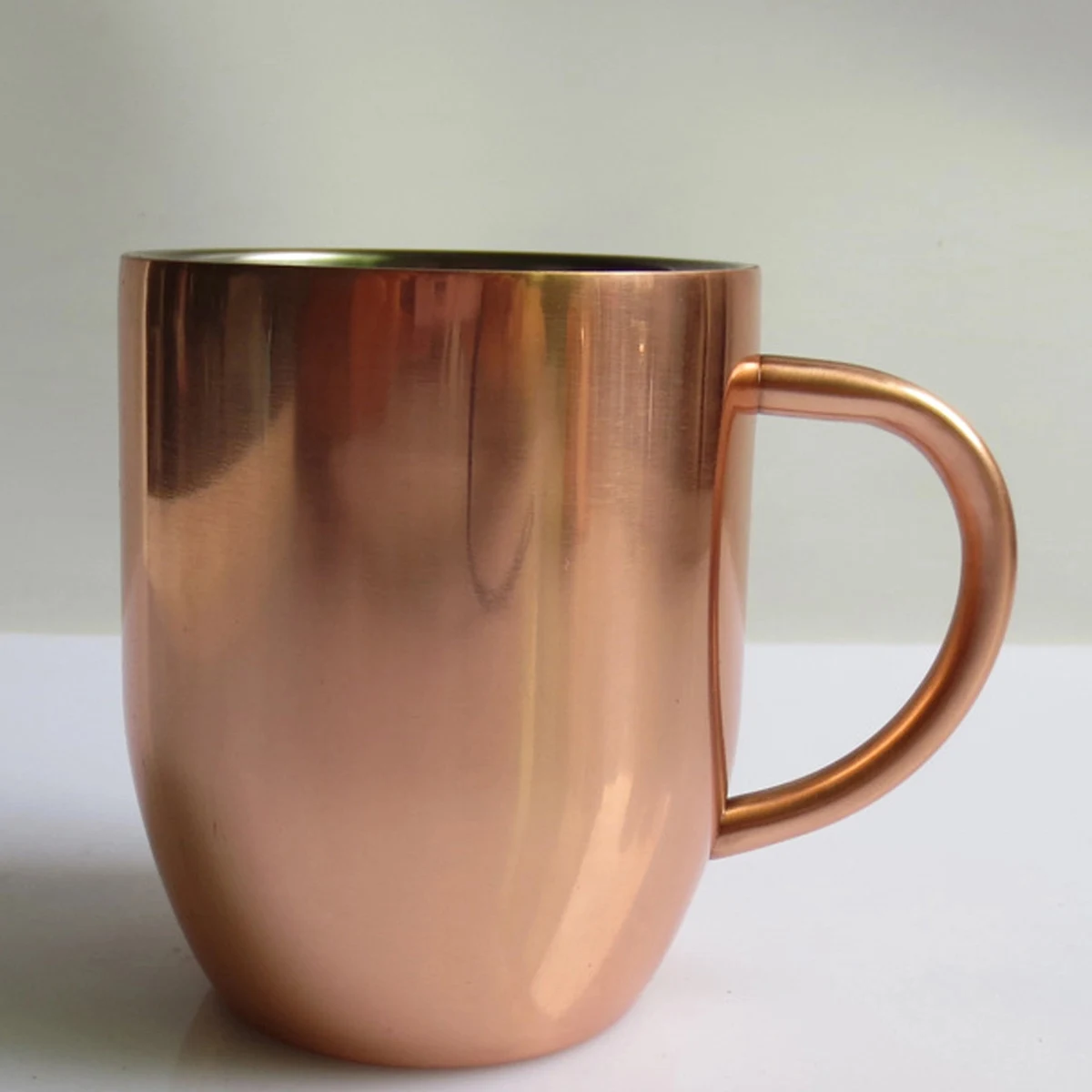 16 OZ Copper Coated Stainless Moscow Mule Cup 1