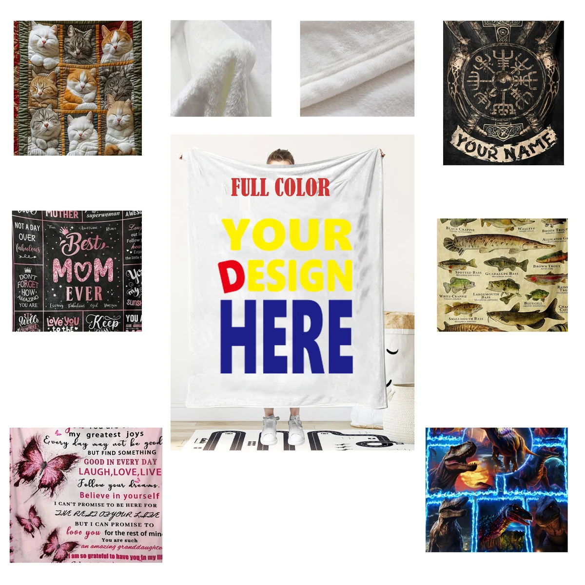 MOQ50 Digital Printing Of Fleece Sleeping Mat 1