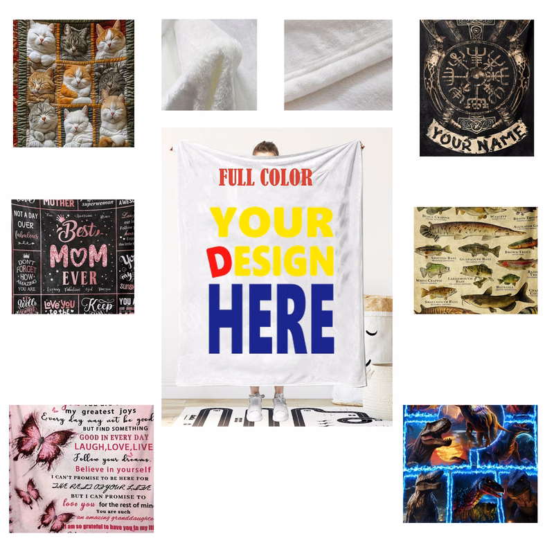 MOQ50 Digital Printing Of Fleece Sleeping Mat