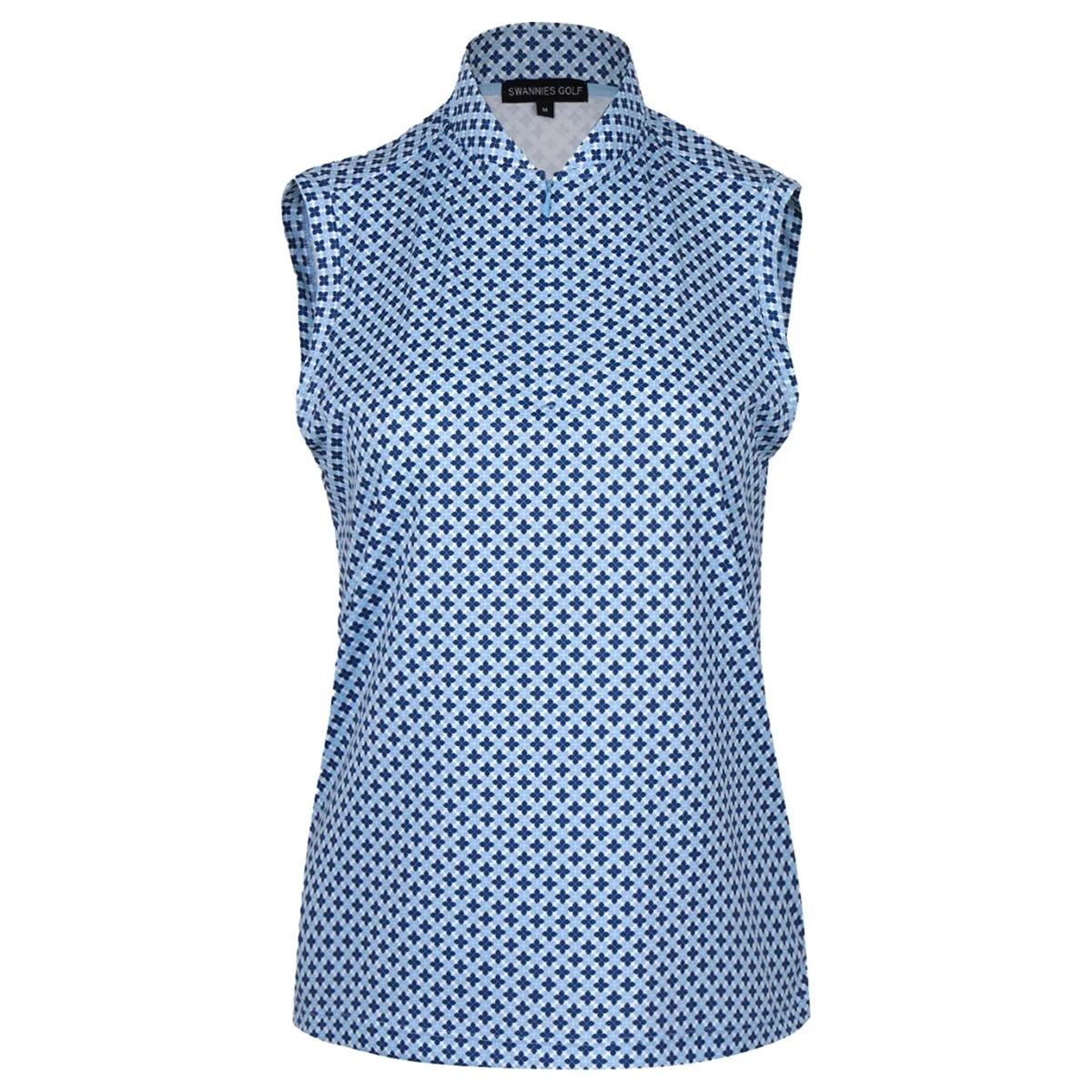 Women's Amber Quarter-Zip Sleeveless Polo - SW8100L 1