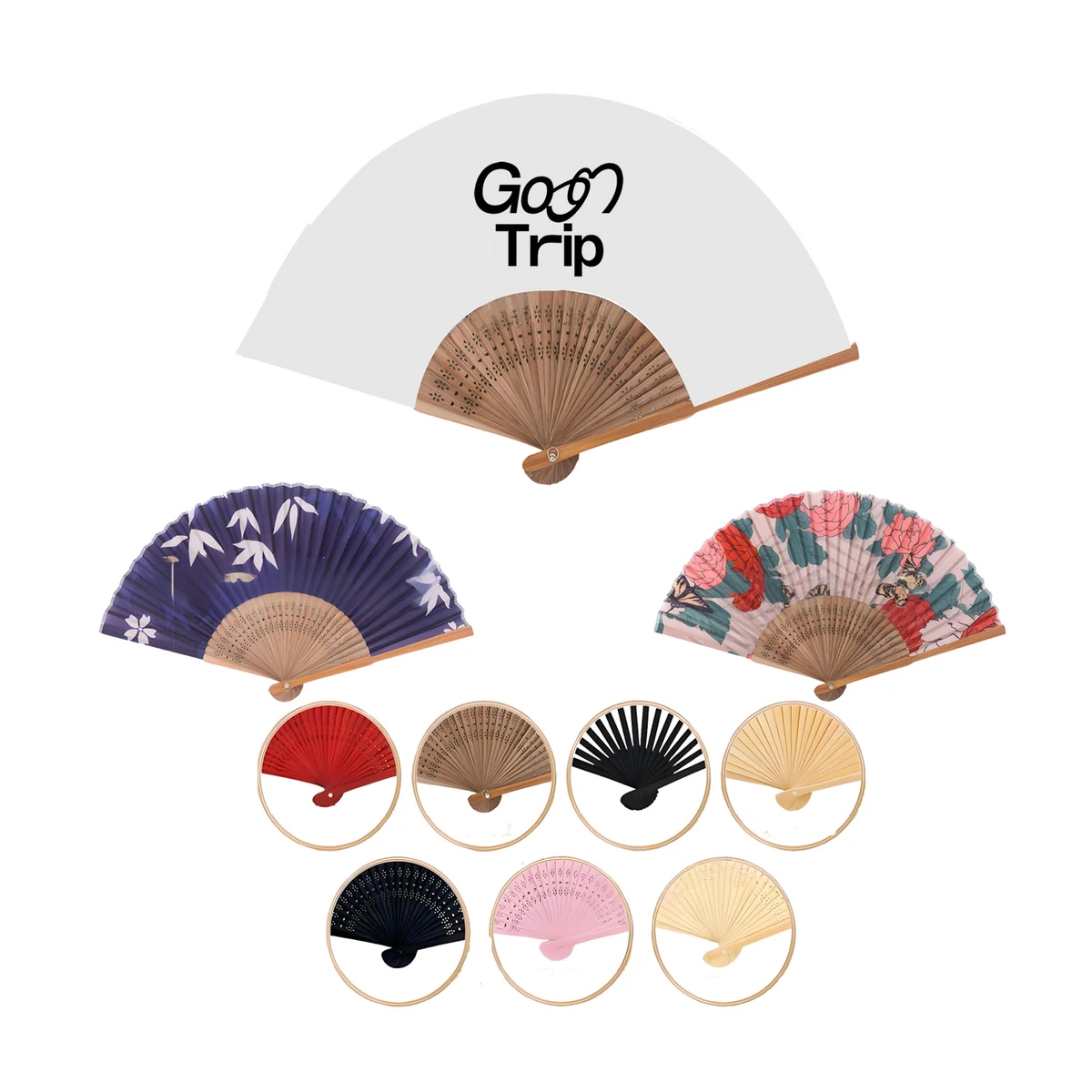 Cloth Bamboo Fan 1