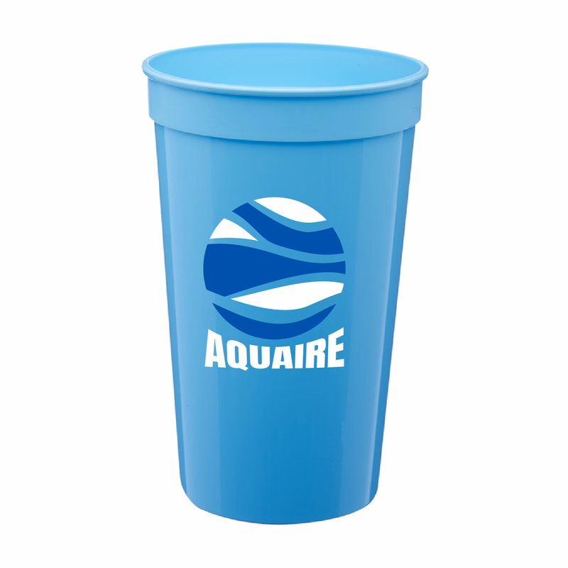 22 oz. Fantastic Plastic Stadium Cup (2 Color Imprint)