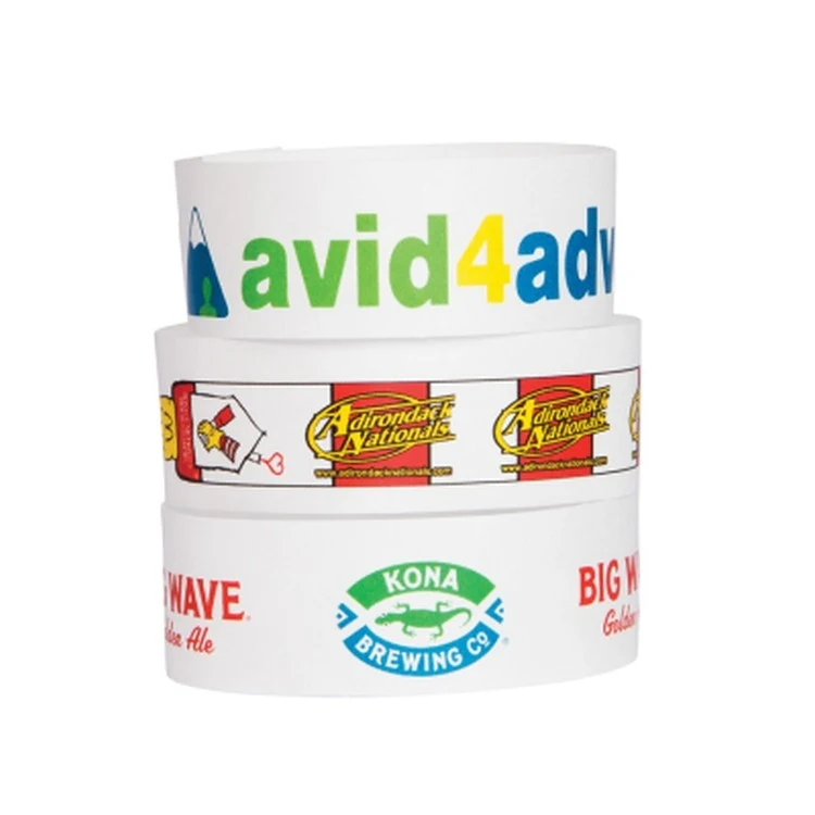 3/4" Full Color DuPont™ Tyvek® Wristband 1