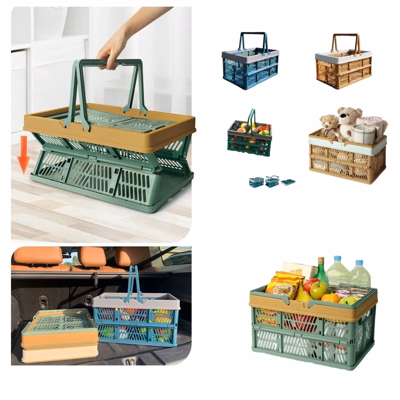 Folding Storage Basket Organizer