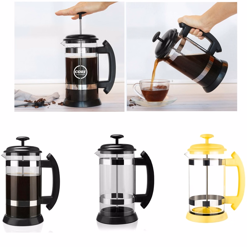Kitchen French Press Espresso Tea Maker With Triple Filters